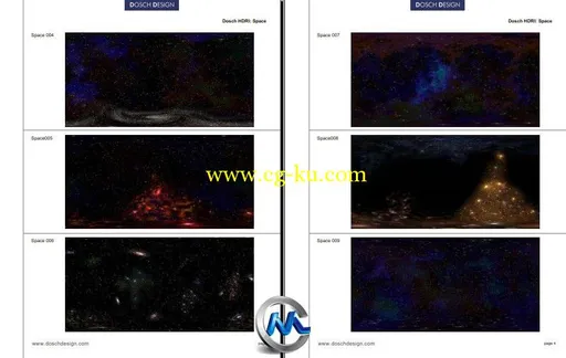 《宇宙星空空间HDRI全景图图像合辑》DOSCH HDRI Space的图片3