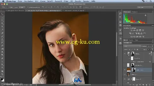 《Photoshop人物肖像润色教程》video2brain Photoshop Practice for photographers...的图片1