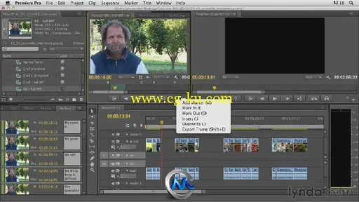 《Premiere纪录片编辑技术教程》Lynda.com Documentary Editing with Premiere Pro的图片3