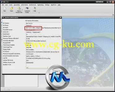 《CAD/CAE/CAM集成化软件》Siemens PLM NX 7.5.5.4 MP06 Update升级包的图片2