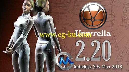 《UV制作插件工具unwrella V2.20版》3D-IO unwrella v2.20 for 3Ds Max 2013 XFORCE的图片1