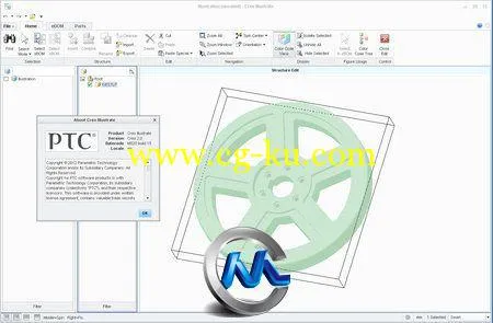 《CAD三维插图软件v2.0》PTC Creo Illustrate 2.0 M020的图片2