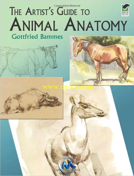 《动物解剖学手绘书籍》The Artists Guide to Animal Anatomy Dover Anatomy for A...的图片1