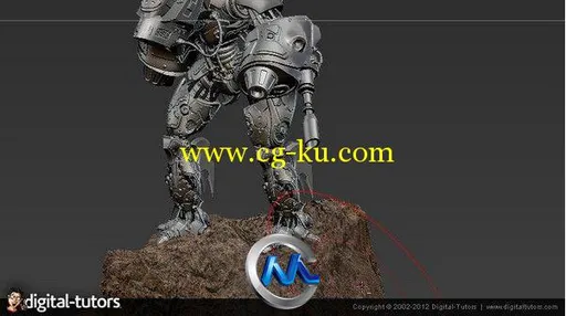 《ZBrush机甲机器人建模视频教程》Digital-Tutors Modeling a Mech Robot in ZBrush的图片2