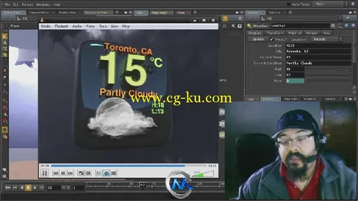 《Houdini中Python天气工具使用视频教程》cmiVFX Houdini Python Weather Widget的图片4