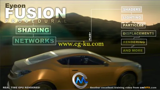 《Fusion汽车场景合成视频教程》cmiVFX Fusion Procedural Shading Networks的图片1