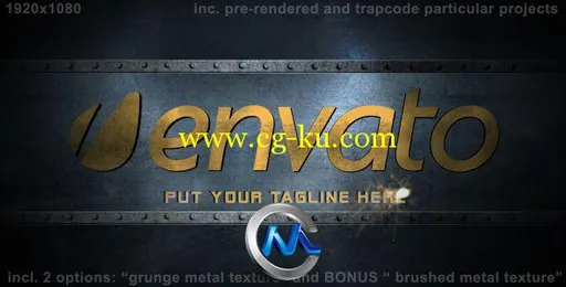 《金属质感AE模板》VideoHive Metal Logo Intro 162319的图片1