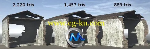 《残缺遗址建筑3D模型合辑》Dexsoft Ruined Buildings Model Pack的图片3