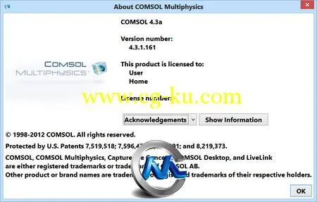 《多物理场耦合分析软件4.3a升级包》Comsol Multiphysics 4.3a Update1(1Plus)的图片2