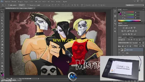 《Flash数码绘图视频教程》video2brain Digital Illustration Drawing with Flash ...的图片1