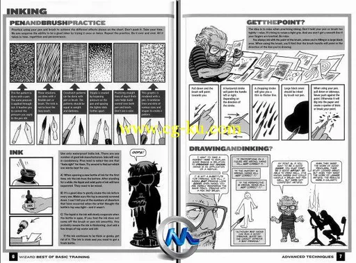 《艺术家漫画先进技术书籍》Wizard How To Draw Advanced Techniques的图片3