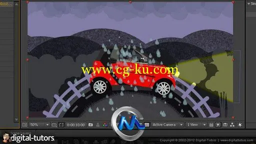 《AE制作矢量汽车动画视频教程》Digital-Tutors Creating a Vector Car Animation ...的图片3