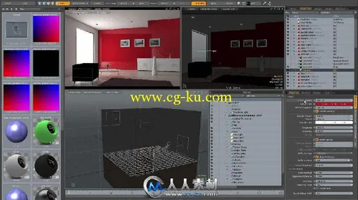 《Modo室内装饰渲染视频教程》Luxology Rendering in modo Interiors的图片5
