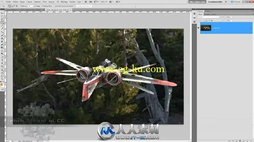 《3dsMax星球大战战机渲染视频教程》Tuto.com Render Elements Tutorial Rendering...的图片3