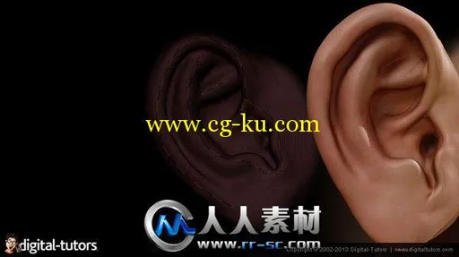 《ZBrush雕刻人物耳朵视频教程》Digital-Tutors Sculpting Human Ears in ZBrush 4R4的图片2