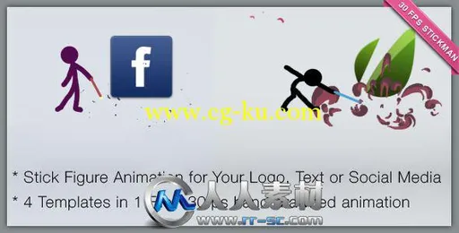 《卡通人物LOGO展示AE模板》VideoHive Cartoon Character Presents Logo or Social...的图片1