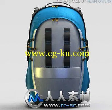 《Modo背包建模设计视频教程》Luxology Backpack Modeling的图片2
