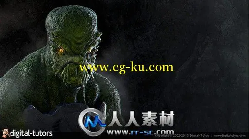 《ZBrush概念形象设计视频教程》Digital-Tutors Creative Development Alien Conce...的图片2