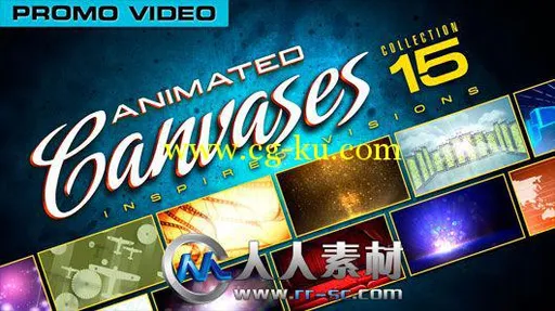 《DJ背景动画视频素材合辑Vol.15》Digital Juice Animated Canvases 15 Inspired V...的图片8