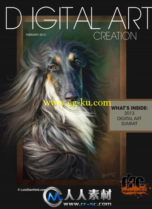 《数字艺术创作杂志2013年2月刊》Digital Art Creation February 2013的图片1
