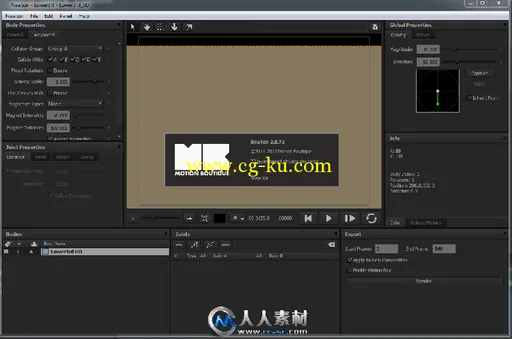 《2D动力学AE插件V2.073版》Motion Boutique Newton 2.0.73 WiN/MacOSX的图片1