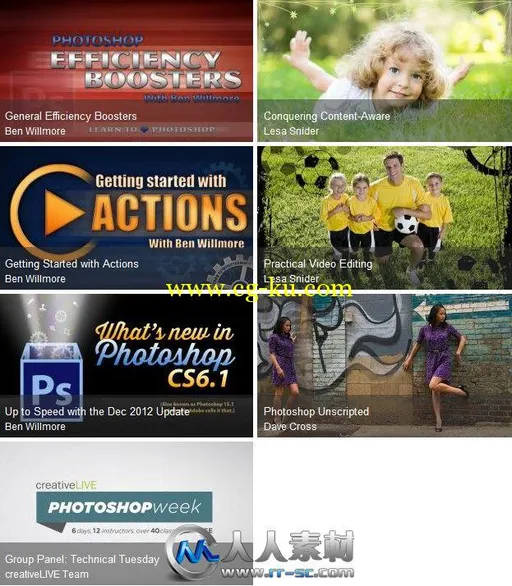 《Photoshop高级修饰技法视频教程第一季》CreativeLive Photoshop Week Day 1的图片3