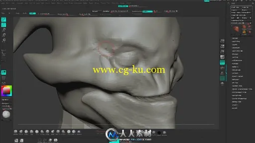 《ZBrush雕刻恶魔角色视频教程》Digital-Tutors Sculpting a Demonic Creature in ...的图片1