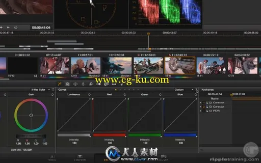 《达芬奇核心技术视频教程》Ripple Training DaVinci Resolve 9 Core Training NEW的图片1