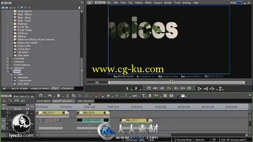 《EDIUS 6.5新功能训练视频教程》Lynda.com EDIUS 6.5 New Features Workshop的图片3