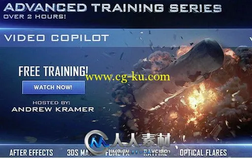 《AE火车爆炸特效制作视频教程》VideoCopilot Explosive Training Advanced Tutori...的图片1