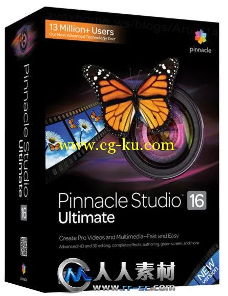 《品尼高非编剪辑软件V16.1版+资料包》Pinnacle Studio 16 Ultimate 16.1.0.115 + ...的图片1