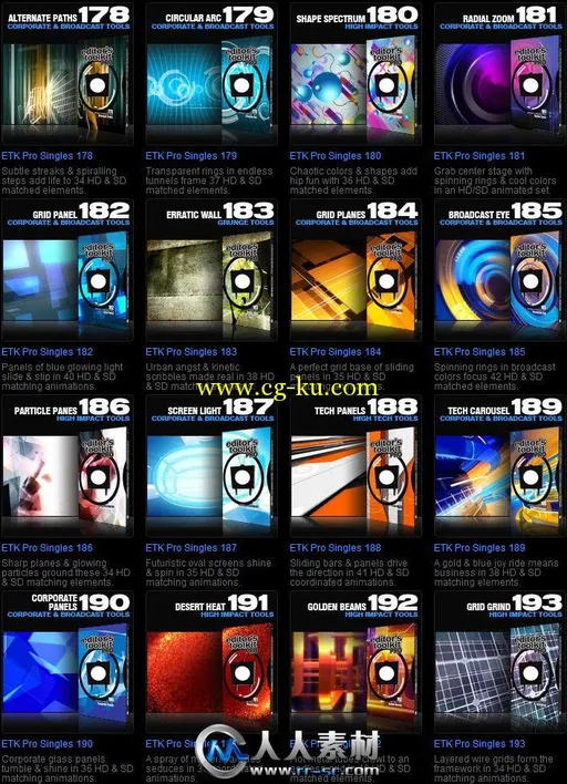 《DJ影视包装视频素材全集Vol.1-245》Digital Juice Editor's Toolkit Pro Singles...的图片6