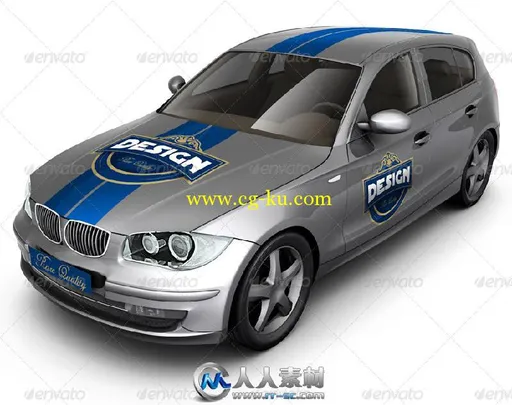 《行政与家庭轿车车体包装PSD模板》Graphicriver Executive Family Car Mock Up 22...的图片2