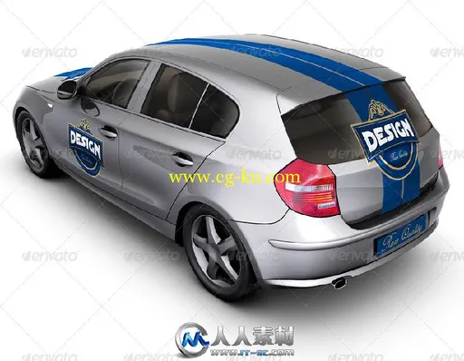 《行政与家庭轿车车体包装PSD模板》Graphicriver Executive Family Car Mock Up 22...的图片3