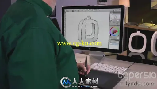 《手绘板绘画基础训练视频教程》Lynda.com Wacom Essential Training的图片3