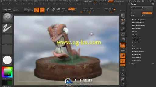 《ZBrush 4R5全面训练视频教程》Digital-Tutors Introduction to ZBrush 4R5的图片1