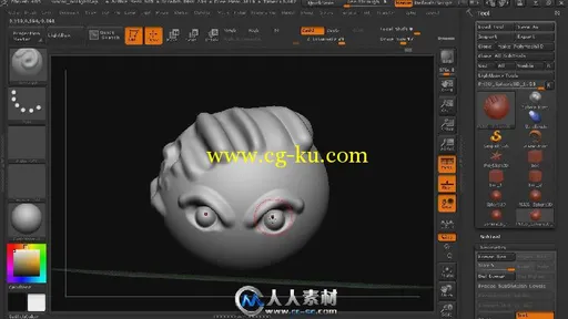 《ZBrush 4R5全面训练视频教程》Digital-Tutors Introduction to ZBrush 4R5的图片2