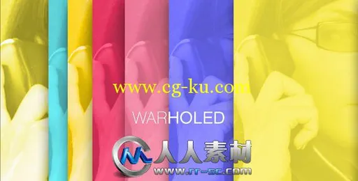 《色彩装饰元素AE模板》Videohive Warholed 165600的图片1