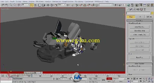 3dsmax变型金刚大黄蜂建模与动画视频教程的图片1