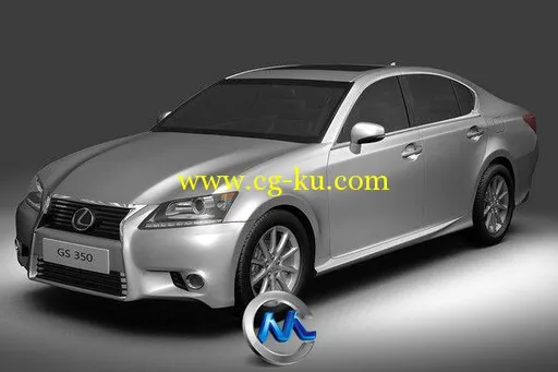 雷克萨斯GS350轿车3D模型 Turbosquid 2013 Lexus GS350的图片1