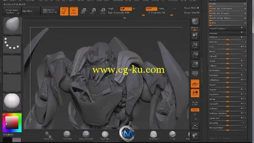 ZBrush科幻机器人制作视频教程 Digital-Tutors Creating a Sci-Fi Robot Warrior i...的图片3