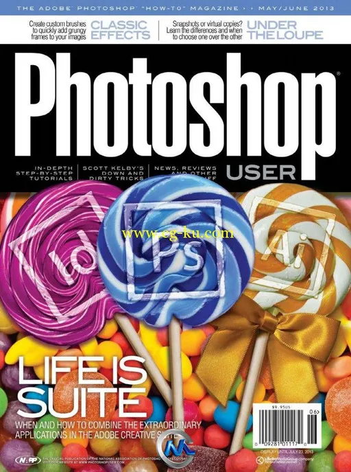 Photoshop用户杂志2013年5与6月合刊 Photoshop User May/June 2013的图片1