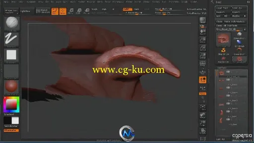 ZBrush兽人头像制作视频教程第二季 3DMotive Orc Head Zbrush vol.2的图片3