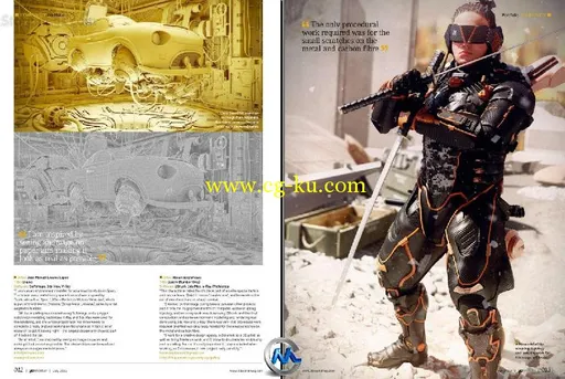 3D世界艺术杂志2013年7月刊 3D World July 2013的图片3