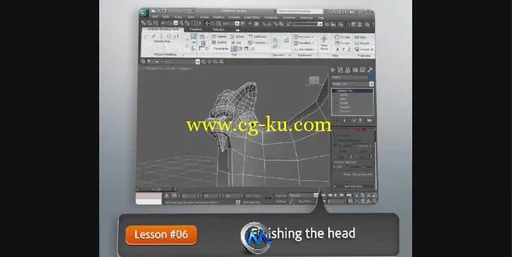 3dsMax修改拓扑结构视频教程 Digital-Tutors Retopologizing Meshes in 3ds Max的图片3