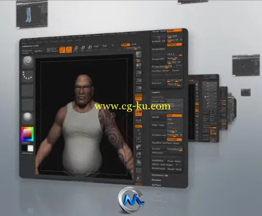 3dsMax与ZBrush游戏人物制作视频教程 Digital-Tutors Creating Game Characters wi...的图片3