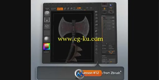 3dsMax与ZBrush游戏武器道具制作视频教程 Digital-Tutors Creating Game Weapons i...的图片3