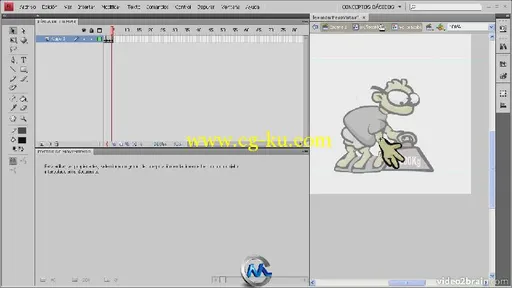 Flash角色动画训练视频教程 video2brain Character Animation with Adobe Flash Sp...的图片1