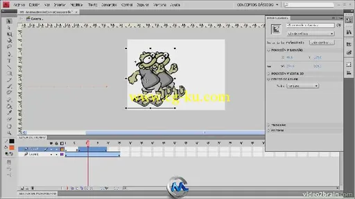 Flash角色动画训练视频教程 video2brain Character Animation with Adobe Flash Sp...的图片2
