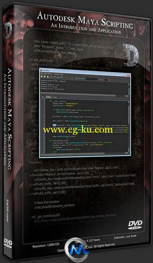 Maya脚本基础应用视频教程 Eat 3D Autodesk Maya Scripting An Introduction and A...的图片1